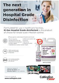 Disinfection and Cleaning Solutions Ki-San (Australia & NZ market)